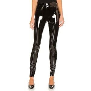 Alice + Olivia Maddox Vegan Patent Leather Leggings Black Size 2 NWOT